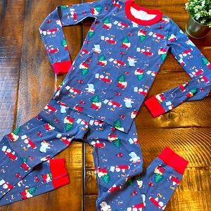 Hanna Andersson Christmas pajamas kids 150